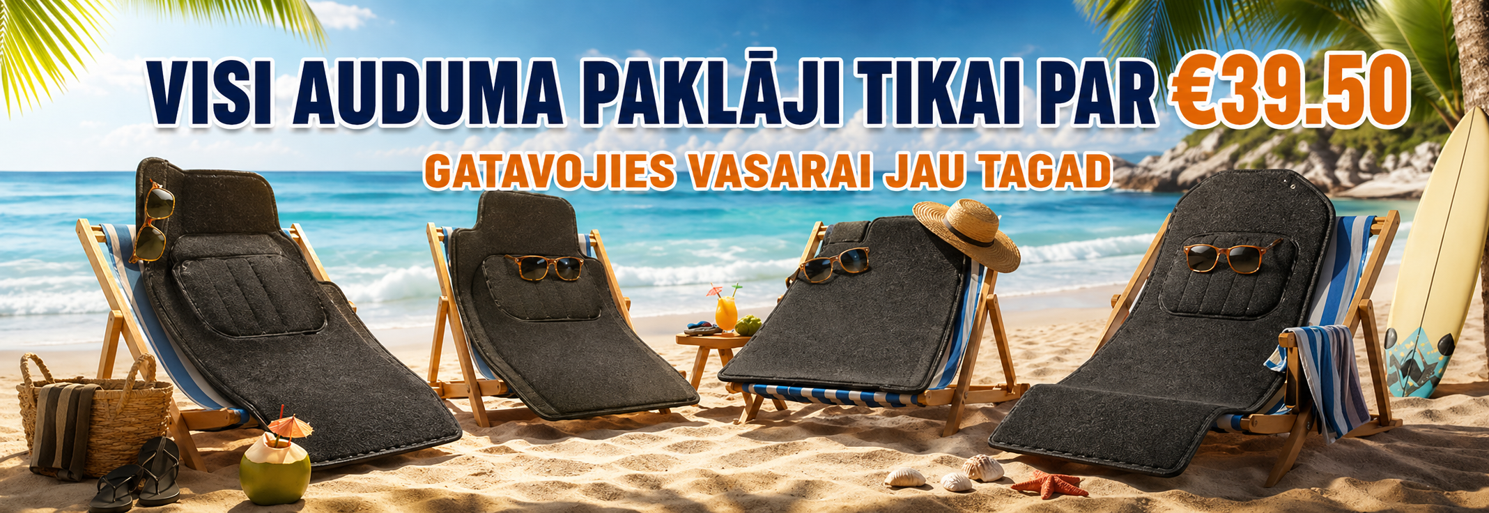 Atlaide visiem auduma paklājiem salonā